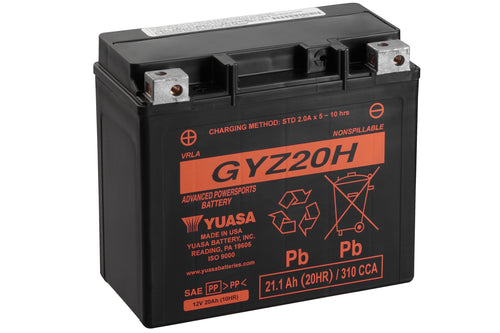 Yuasa YUAM72RGH GYZ20H Battery