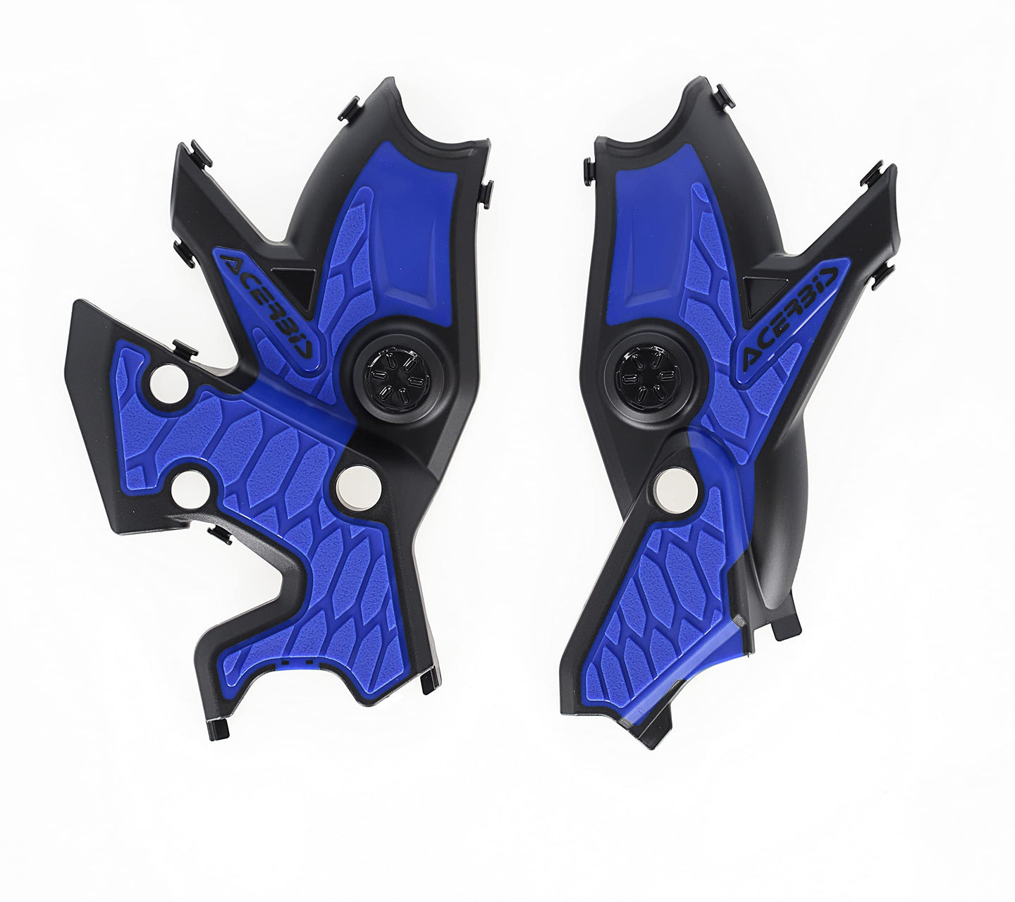 Acerbis - 19+ Yamaha Tenere 700 Frame Guards- X-Grip - Black/Blue (2911461004)