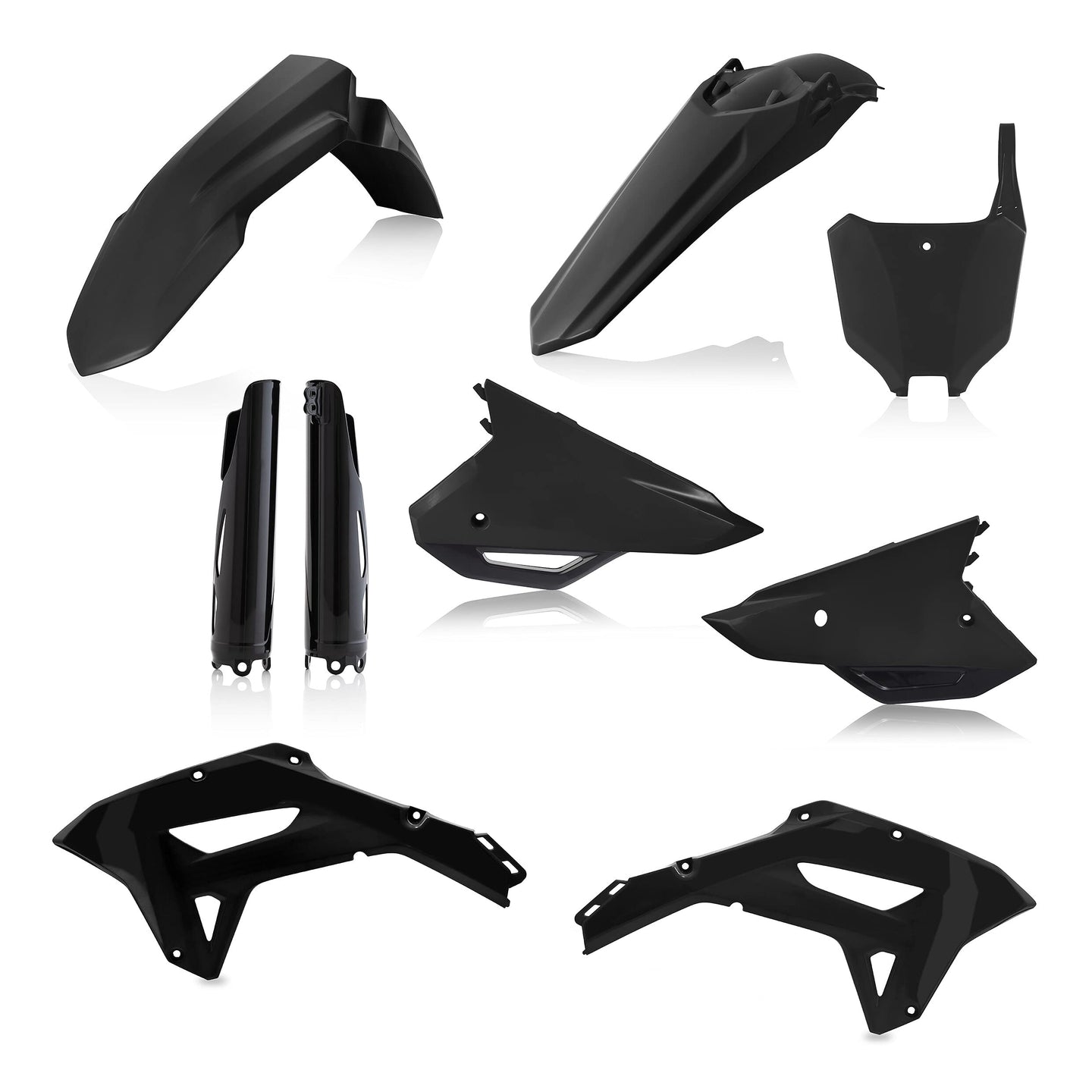 Acerbis - 22-23 Honda CRF250RX/ 21-23 CRF450RX/ 2023 CRF450R-S Full Plastic Kit - Black (2861800001)