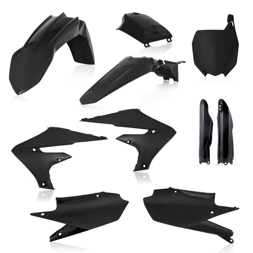 Acerbis - 18-23 Yamaha YZ250F/YZ250FX/YZ450F/YZ450FX (Includes Tank Cover) Full Plastic Kit - Black (2736350001)