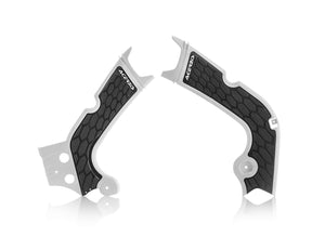 Acerbis - 17-19 Honda CRF250R/RX/ CRF450R/RX Frame Guards- X-Grip - White/Black (2630711035)