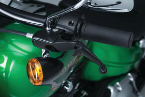 Kuryakyn 1845 Motorcycle Handlebar Accessory: Clutch and Brake Trigger Levers for 1996-2017 Harley-Davidson Motorcycles with Cable Clutch, Gloss Black, 1 Pair