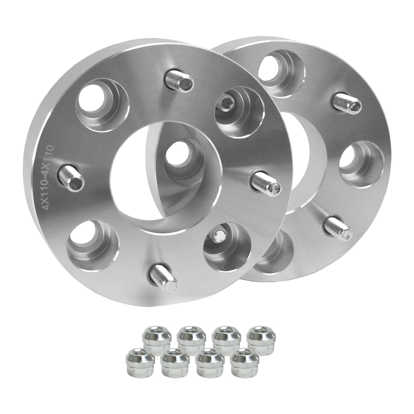 Rugged Front/Rear Wheel Spacer for Kawasaki Mule/KAF/Teryx4/Teryx, Aluminum Alloy, Machine Pressed High Tensile Studs, Bolt Pattern:4x137mm;Thread:M12x1.25;Thickness:1.5” (See Fitments in Description)