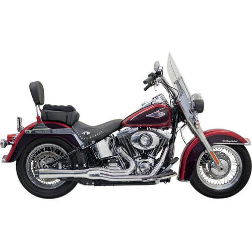 Bassani Manufacturing Chrome Road Rage II Short Mega Power 2-into-1 Exhaust