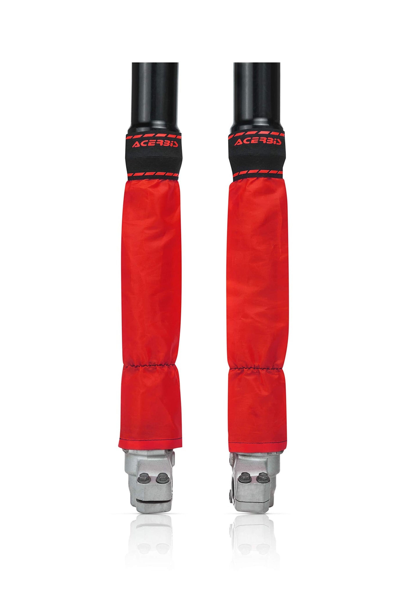 Acerbis 0024421.110 Z-MUD Fork Gaiter RED, Set of 2