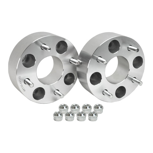 Rugged Front/Rear Wheel Spacer for (2014-20) Yamaha Wolverine/Viking/YXZ, Made Up of Aluminum Alloy, in Machine Pressed High Tensile Studs, for The Bolt Pattern:4x110mm;Thread:M12x1.25;Thickness:1”