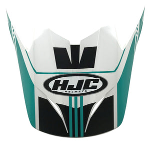 HJC CS-MX II Trax Helmet Replacement Visor/Peak Aqua