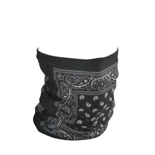 Load image into Gallery viewer, ZAN HEADGEAR MOTLEY TUBE FLEECE BLACK PAISLEY TF101