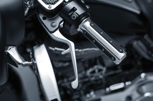 Kuryakyn 1981 Motorcycle Handlebar Accessory: Clutch and Brake Trigger Levers for 2017-19 Harley-Davidson Touring Motorcycles, Chrome, 1 Pair