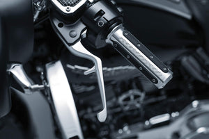 Kuryakyn 1981 Motorcycle Handlebar Accessory: Clutch and Brake Trigger Levers for 2017-19 Harley-Davidson Touring Motorcycles, Chrome, 1 Pair