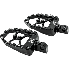 Load image into Gallery viewer, BURLY BRAND MX-EVOLUTION PEGS - BLK (SPORTSTER &amp; DYNA) B13-1015B