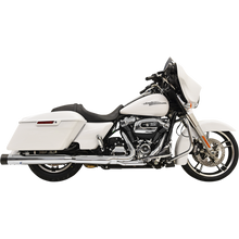 Load image into Gallery viewer, BASSANI XHAUST 17-UP FL MUFFLERS 4" STRGHT CAN  CHR/BLK TIPS 1F72DNT5