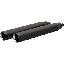 Load image into Gallery viewer, KHROME WERKS 4-1/2&quot; War Hammer Mufflers Black 202235