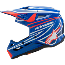 Load image into Gallery viewer, ALPINESTARS HELMETSM3 YTH WURX B/Y/BL/R L ECE06 8302125-7312-YL