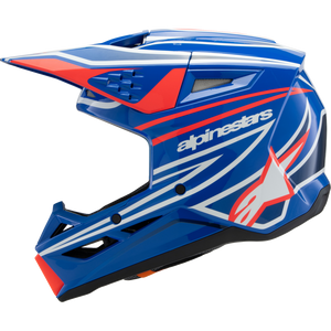 ALPINESTARS HELMETSM3 YTH WURX B/Y/BL/R L ECE06 8302125-7312-YL