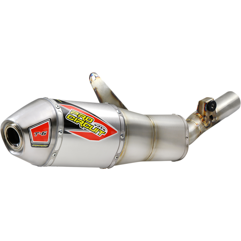 PRO CIRCUIT 21-25 CRF450R MUFFLER T-6 SS 0112145A