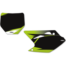 Load image into Gallery viewer, FACTORY EFFEX 06-08 KX250F GRAPHIC # PLATE BLACK 12-64120