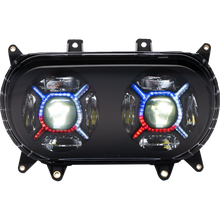 Load image into Gallery viewer, CUSTOM DYNAMICS HEADLIGHTS PGDBLX LED BLK PG-RG-B