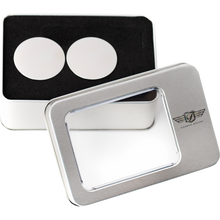 Load image into Gallery viewer, FIGURATI DESIGNS HARLEY-DAVIDSON PLAIN SILVER CUSTOM SWING ARM COVERS FD60-SS