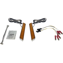 Load image into Gallery viewer, CUSTOM DYNAMICS LIGHT LED FORK AMB CHR CD-FORK-UNV-AC