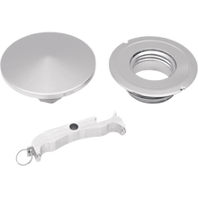 Load image into Gallery viewer, DRAG SPECIALTIES L96-19 VENTED RIGHT GAS CAP W/P/PROTECT 0703-0199