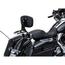 Load image into Gallery viewer, KURYAKYN BACKREST DRV/PASS BLK PN 1661 KUR1661