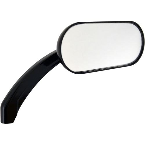 DRAG SPECIALTIES MIRROR OVAL HOTOP GLOSSBK EA 0640-0786