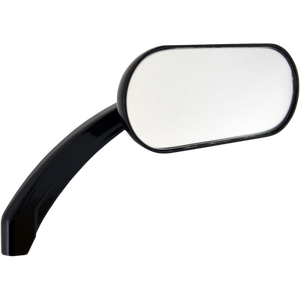 DRAG SPECIALTIES MIRROR OVAL HOTOP GLOSSBK EA 0640-0786