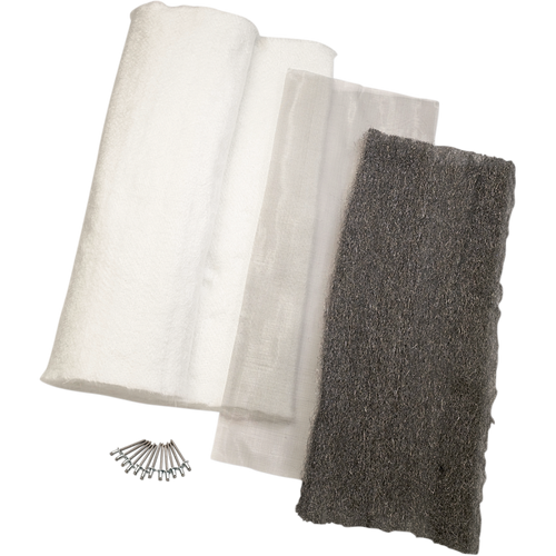 MOOSE RACING MUFFLER STAINLESS REPACK KIT UNIVERSAL 14234