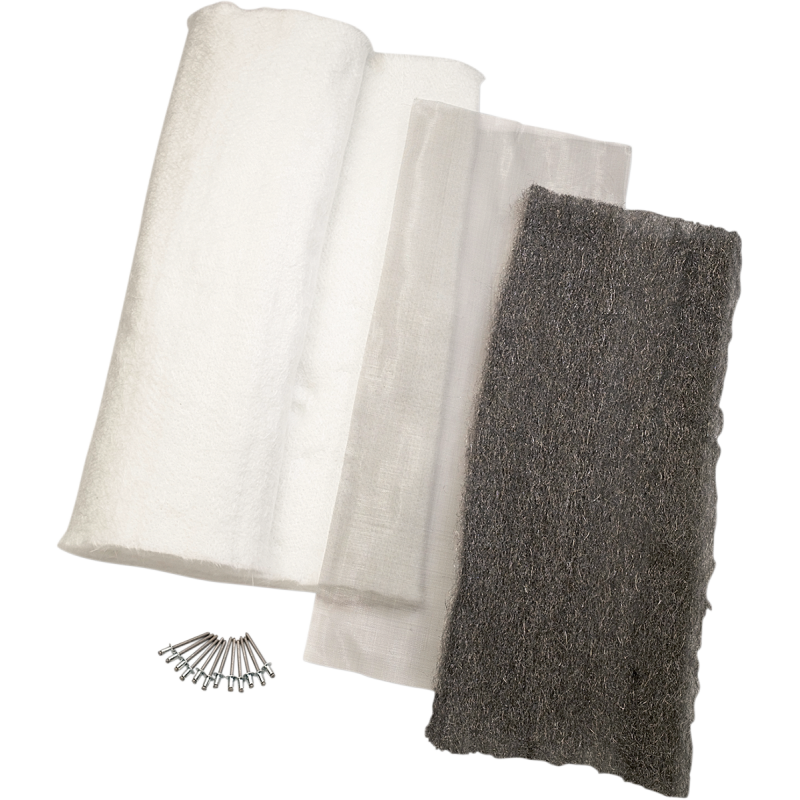 MOOSE RACING MUFFLER STAINLESS REPACK KIT UNIVERSAL 14234