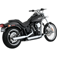 Load image into Gallery viewer, VANCE &amp; HINES MUFFLERS 3" TWIN SLASH CHROME SOFTAIL 16834