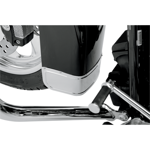 DRAG SPECIALTIES 80-13 FLT/FLHT CHR FRT FENDER SKIRT 1405-0117