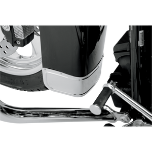 DRAG SPECIALTIES 80-13 FLT/FLHT CHR FRT FENDER SKIRT 1405-0117