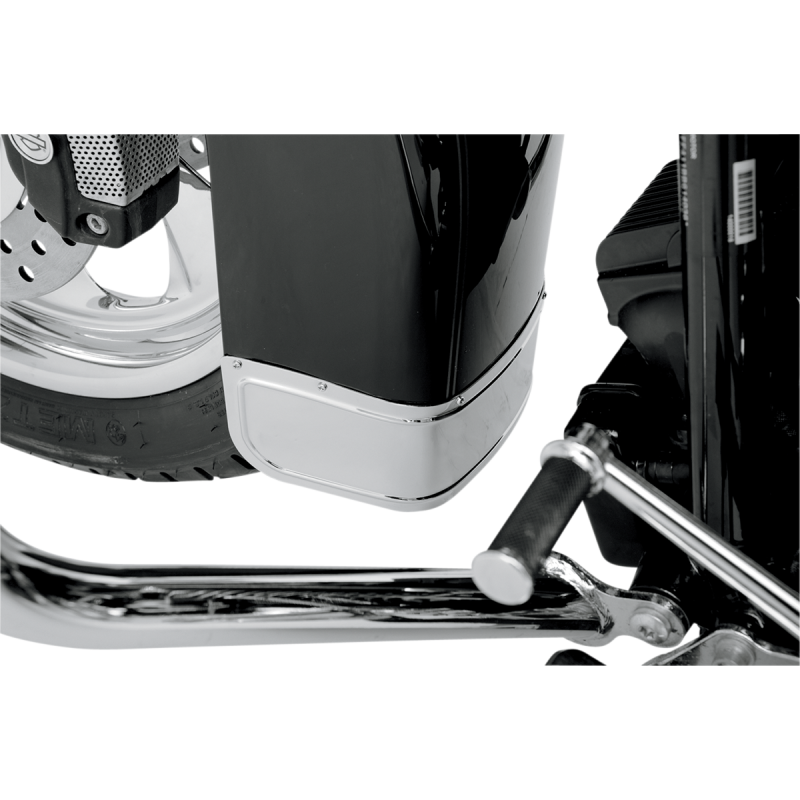 DRAG SPECIALTIES 80-13 FLT/FLHT CHR FRT FENDER SKIRT 1405-0117