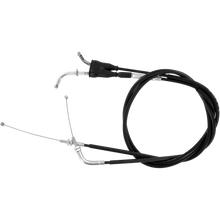 Load image into Gallery viewer, MOTION PRO THROTTLE CABLE PUSH-PULL BLACK VINYL SET 04-0234