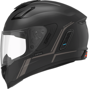 SENA STRYKER SMART HELMET FULL-FACE MATT BLACK M SIZE DOT STRYKER-MB00M1