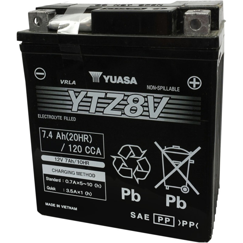 YUASA YTZ8V FACTORY ACTIVATED YUAM728ZV