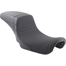 Load image into Gallery viewer, LE PERA 06-17 FXD KICKFLIP DLL BLK PLEATED GRIPP TAPE 2 UP SEAT LK-591DLPTGP