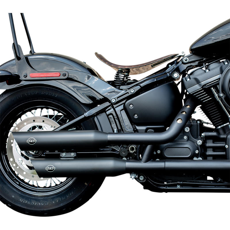 S&S CYCLE MUFFLER S/C BLK 50S FLFB 550-0752B