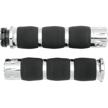 Load image into Gallery viewer, AVON GRIPS AIR CUSHIONED CHROME METRIC TOURING RIVAL MT-AIR-90-CH-RI