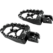 Load image into Gallery viewer, BURLY BRAND MX-EVOLUTION PEGS - BLK (M8 SOFTAIL) B13-1016B