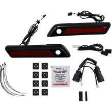 Load image into Gallery viewer, CUSTOM DYNAMICS LIGHT SBAG HNGE RED/BLK (PR) CD-SBL-BCM-RB