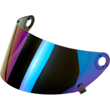 Load image into Gallery viewer, VERSAINSECT go S Gen2 Flat Shield | Rainbow Mirror | Anti-Fog | Scratch Resistant | UV/A UV/B Resistant | Motorcycle Helmet Accessory