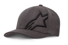 Load image into Gallery viewer, ALPINESTARS Men's Corp Shift 2 Flexfit Hat, Dark Heather Gray/Black, Large/X-Large