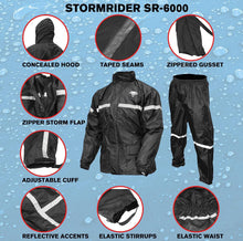 Load image into Gallery viewer, NELSON-RIGG RAINSUIT SR-6000 STORMRIDER BLK/HV-YEL - 3XL SR-6000-HVY-06-3XL