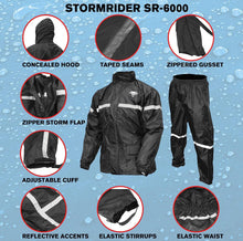 Load image into Gallery viewer, NELSON-RIGG RAINSUIT SR-6000 STORMRIDER BLK/HV-YEL - 2XL SR-6000-HVY-05-XX