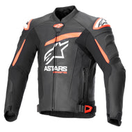 Alpinestars Motorcycle, Black/Red Fluo/White, Black/Red Fluo/White, 56