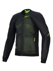 ALPINESTARS (ROAD) JACKET TROOP AIR BLK/FLUO YEL XL 3301225-168-XL