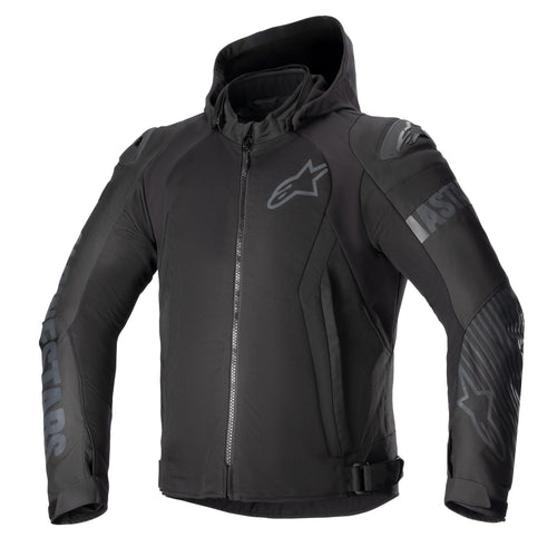 Alpinestars Zaca Air Mens Textile Motorcycle Jacket Black/Black MD, Grey