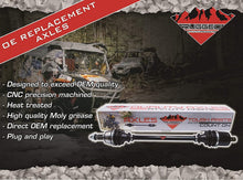 Load image into Gallery viewer, Rugged Rear Left/Right Performance Axle for (2015-17) Arctic Cat Diesel/TRV/Alterra/500, In CNC Precision Components, Stainless-Steel Clamps Coated for Protection OEM: 2502-353
